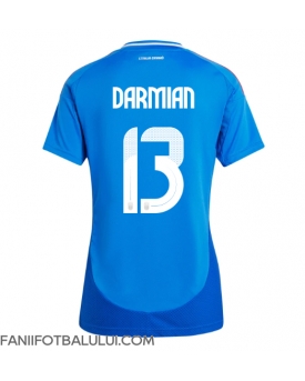 Italia Matteo Darmian #13 Echipament de Fotbal Replică European 2024 Femei Acasa